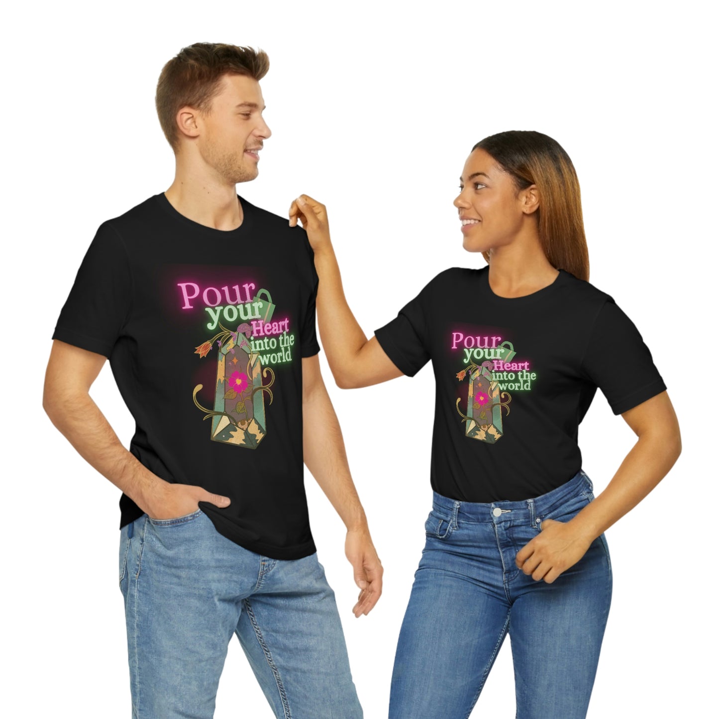Pour Your Heart Into The World Tee - Darlin Primrose