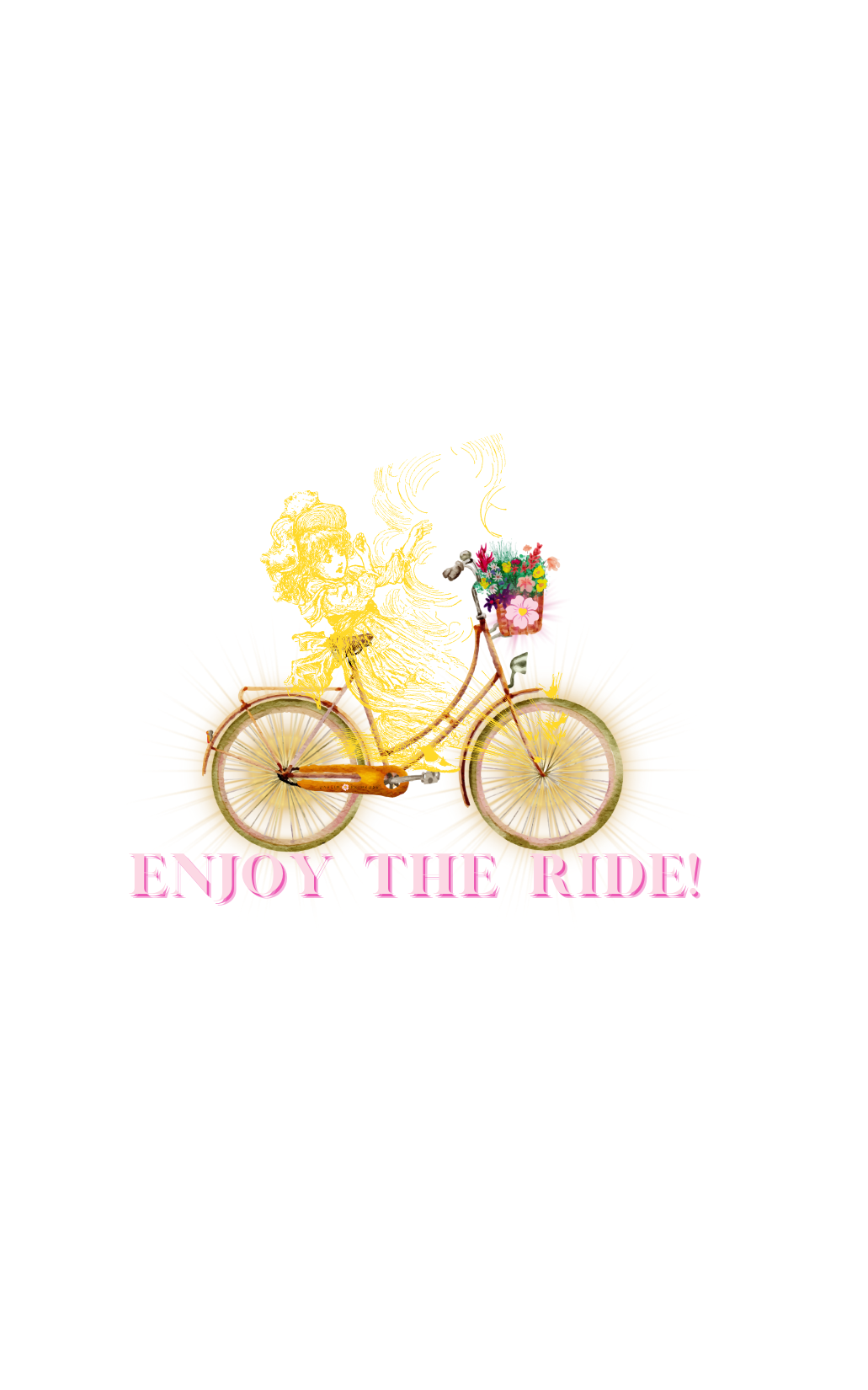 Enjoy the RIDE! Woman's Softstyle tee - Darlin Primrose™