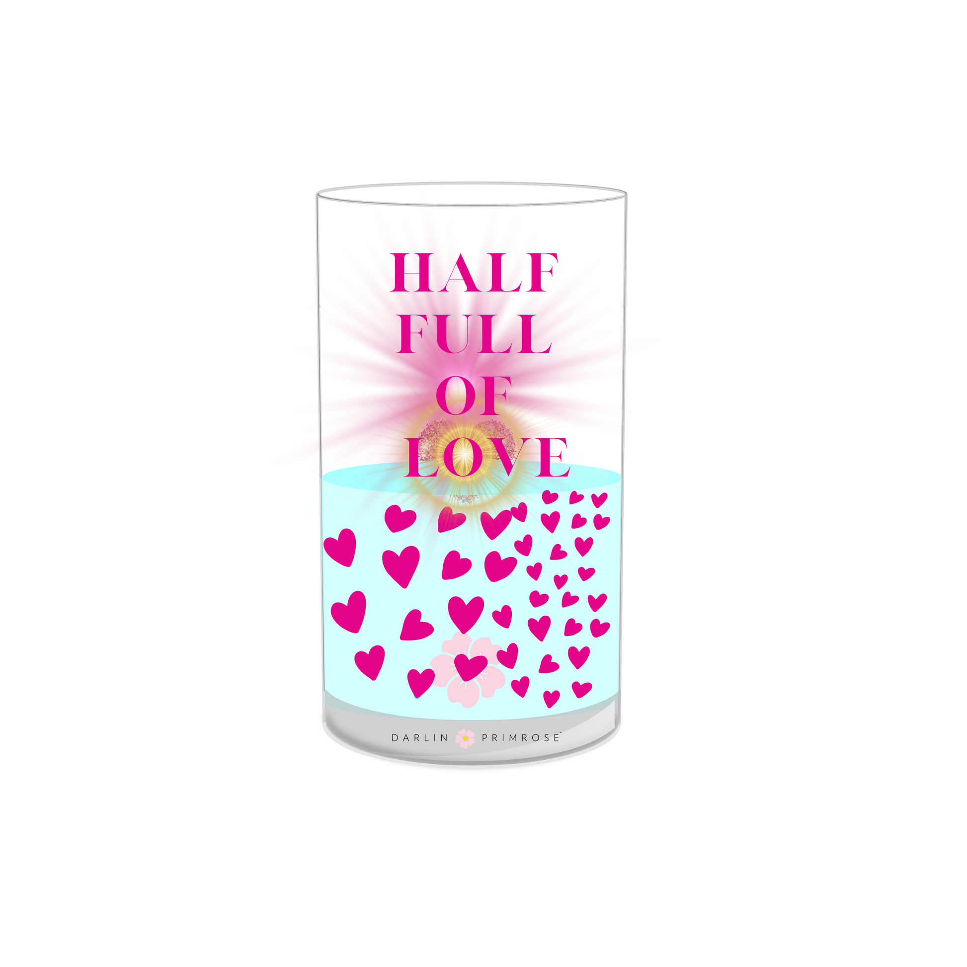 Half Full of LOVE- Woman's Softstyle Tee- Darlin Primrose™