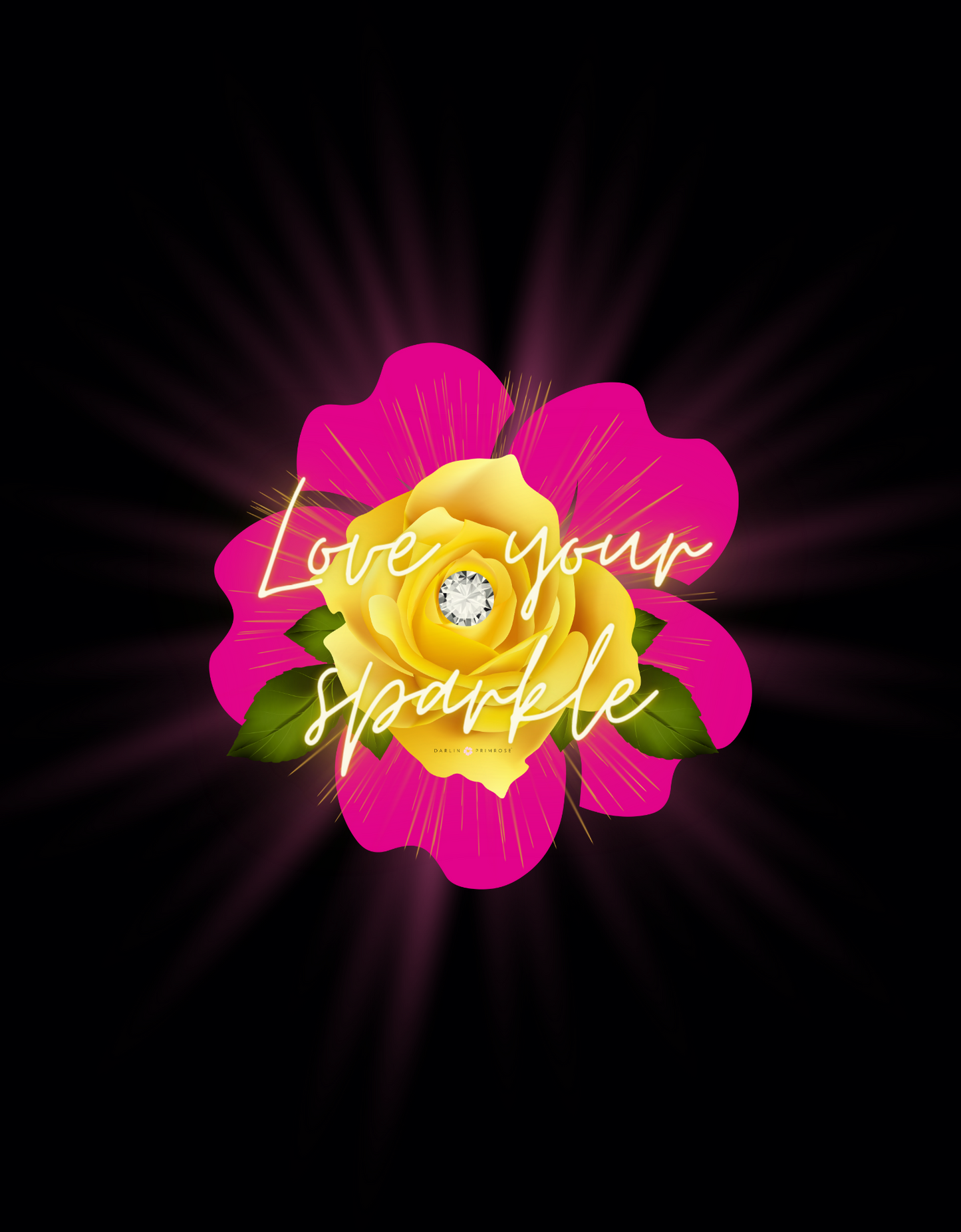Love your sparkle -Unisex Jersey Short Sleeve Tee - Darlin Primrose™