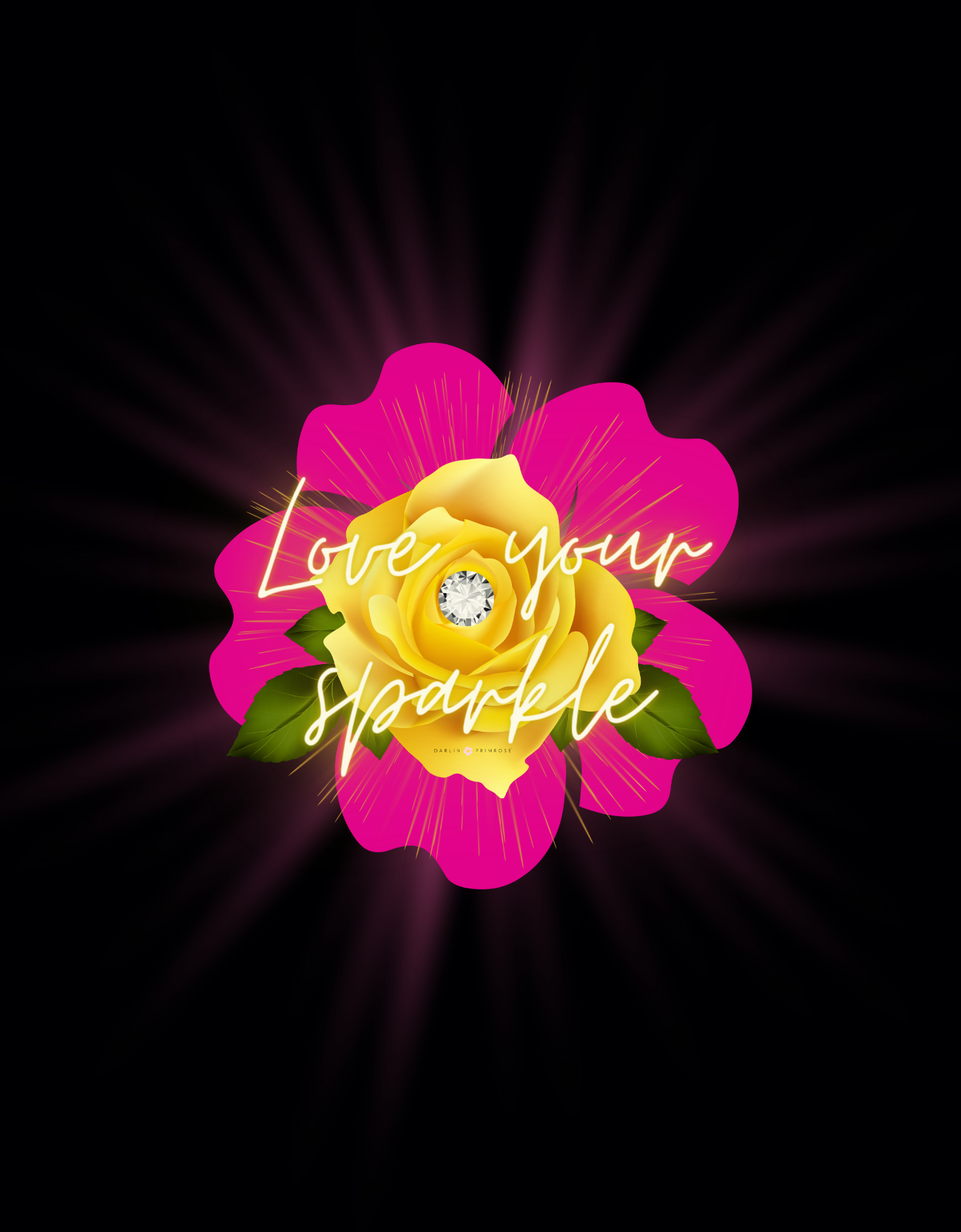 Love your sparkle -Unisex Jersey Short Sleeve Tee - Darlin Primrose™
