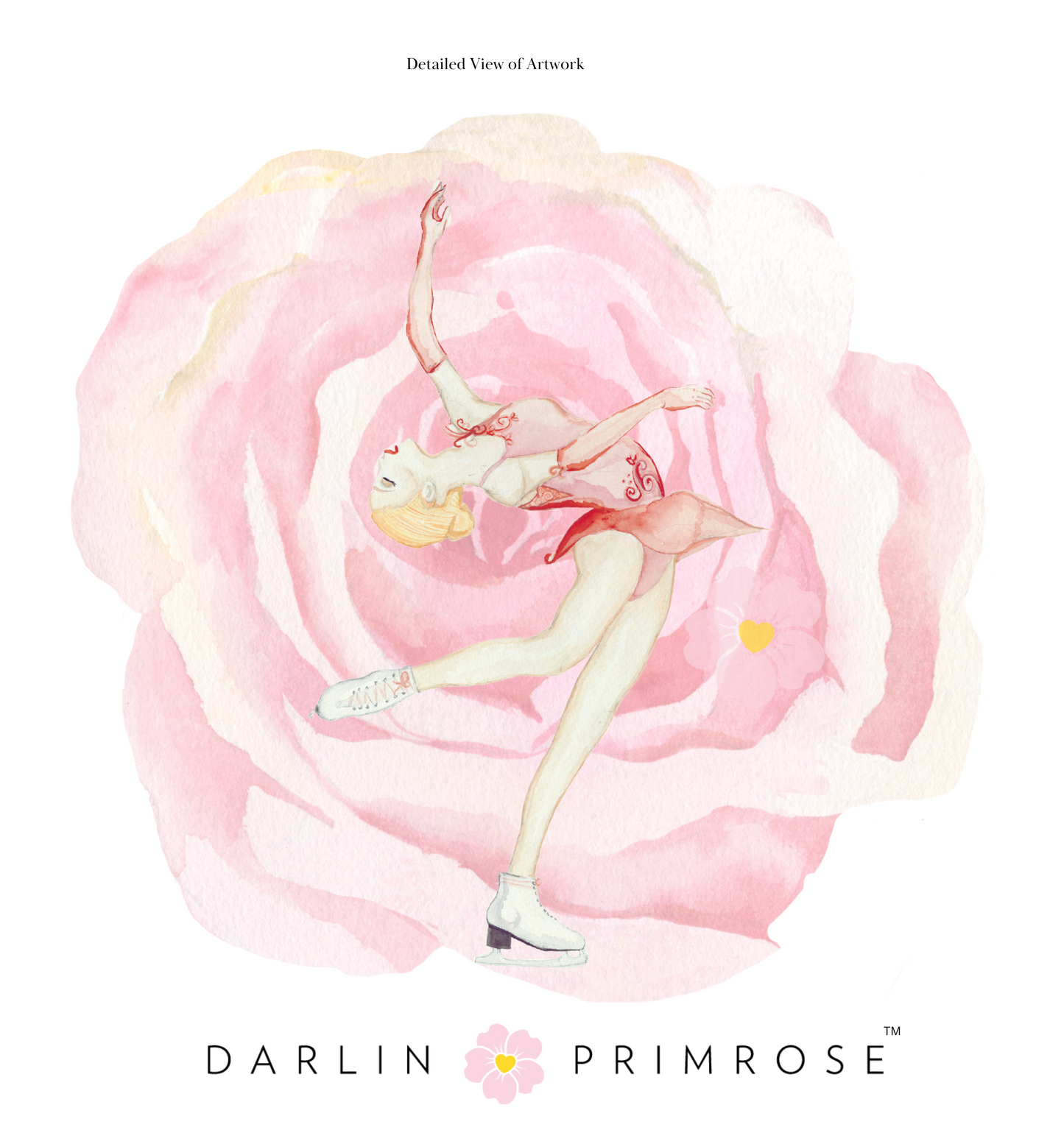 Whimsical Rose Layback Gym Bag - Darlin Primrose