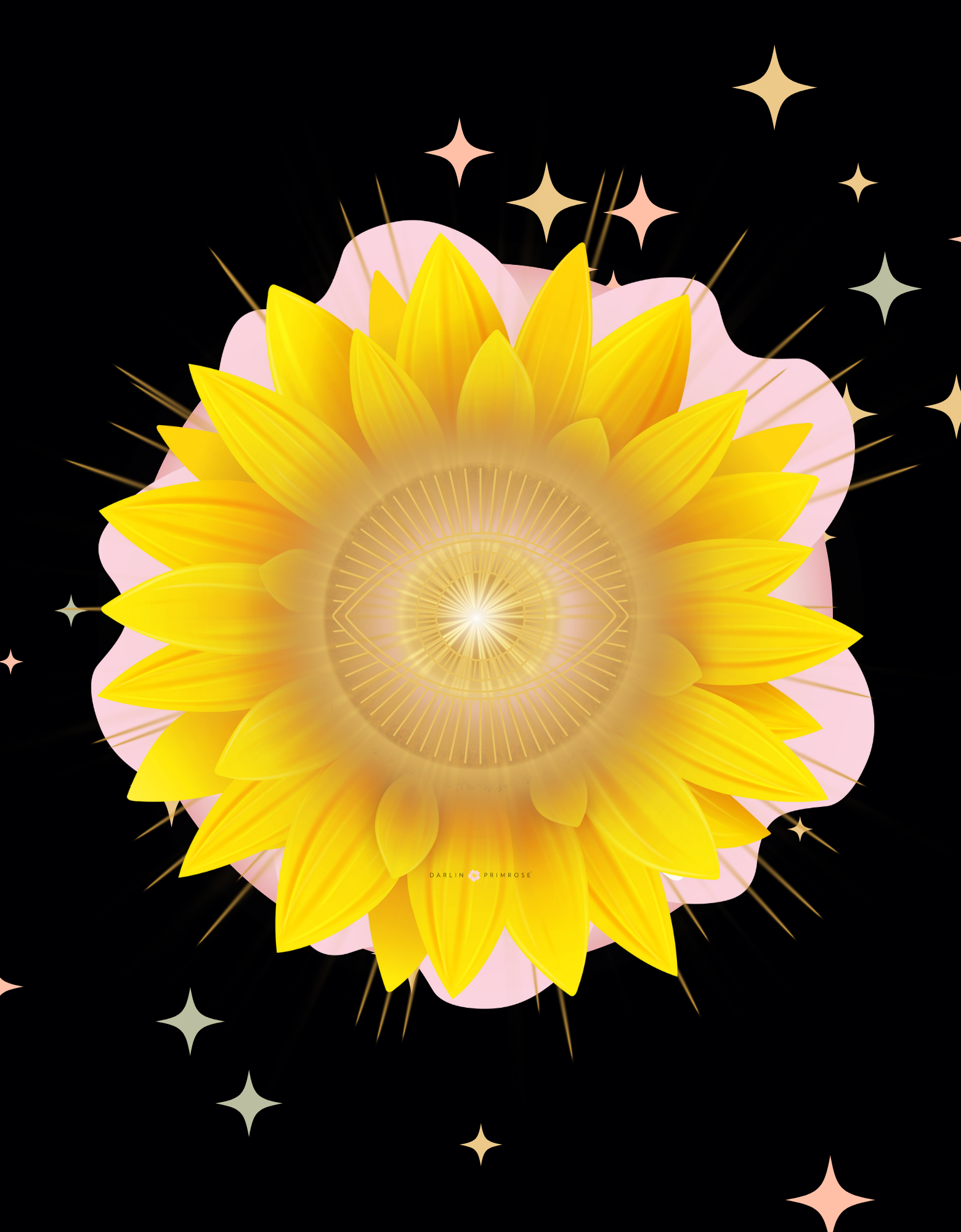 Universal Flower- Unisex Jersey Short Sleeve Tee- Darlin Primrose™