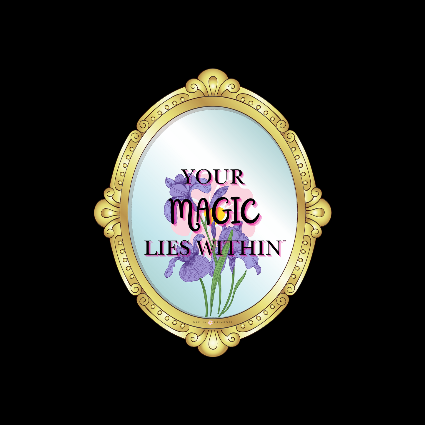 Your MAGIC lies within™ Mirror- Spiral Notebook - Darlin Primrose
