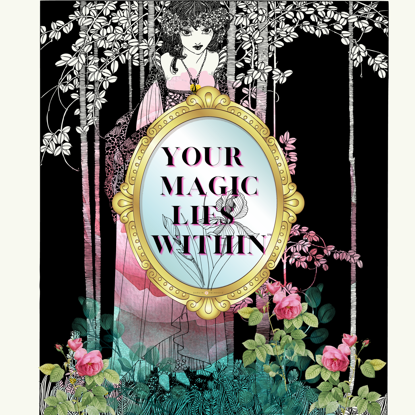 Your MAGIC lies within™ Magical Forest- Spiral notebook - Darlin Primrose