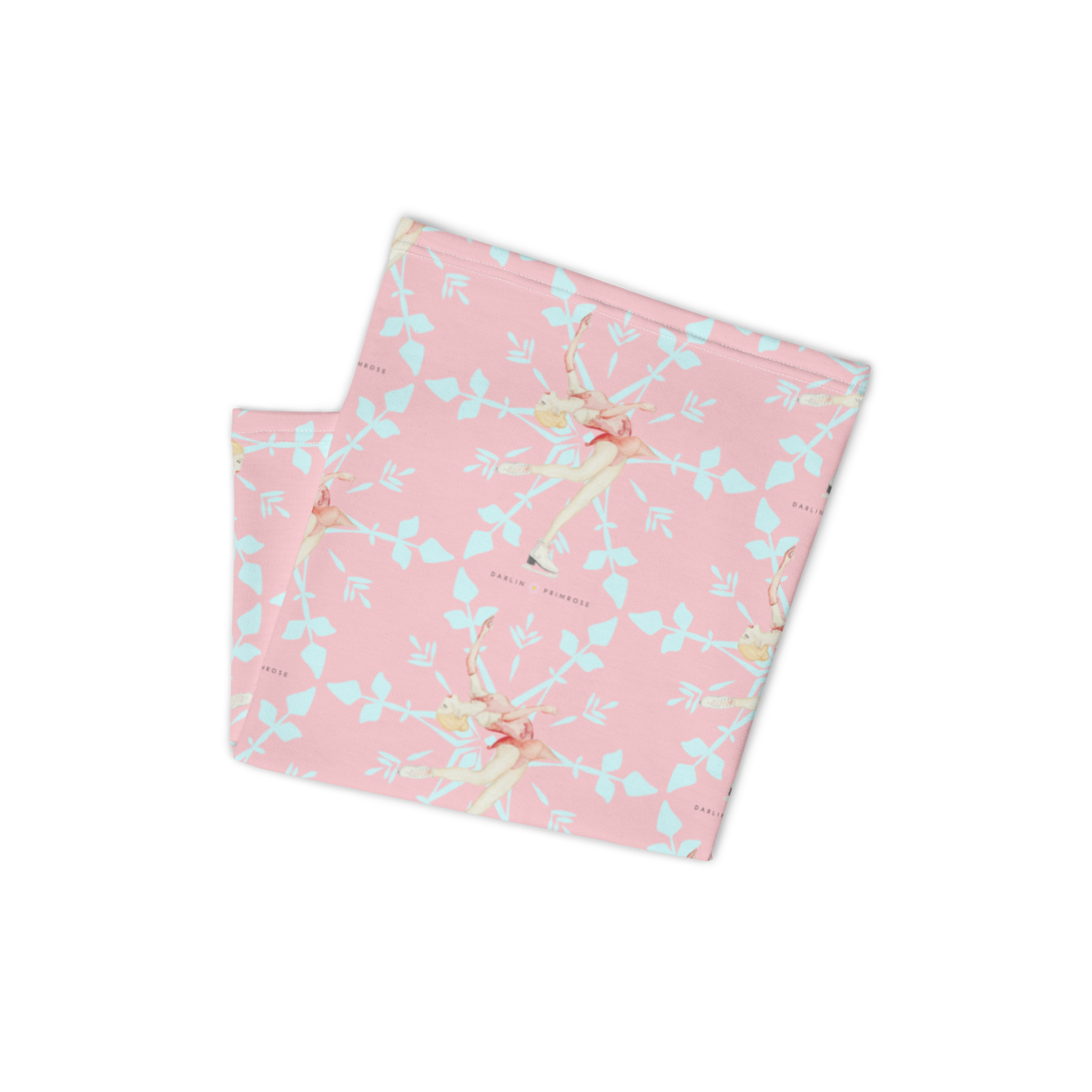 Layback Snowflake Neck Gaiter - Darlin Primrose