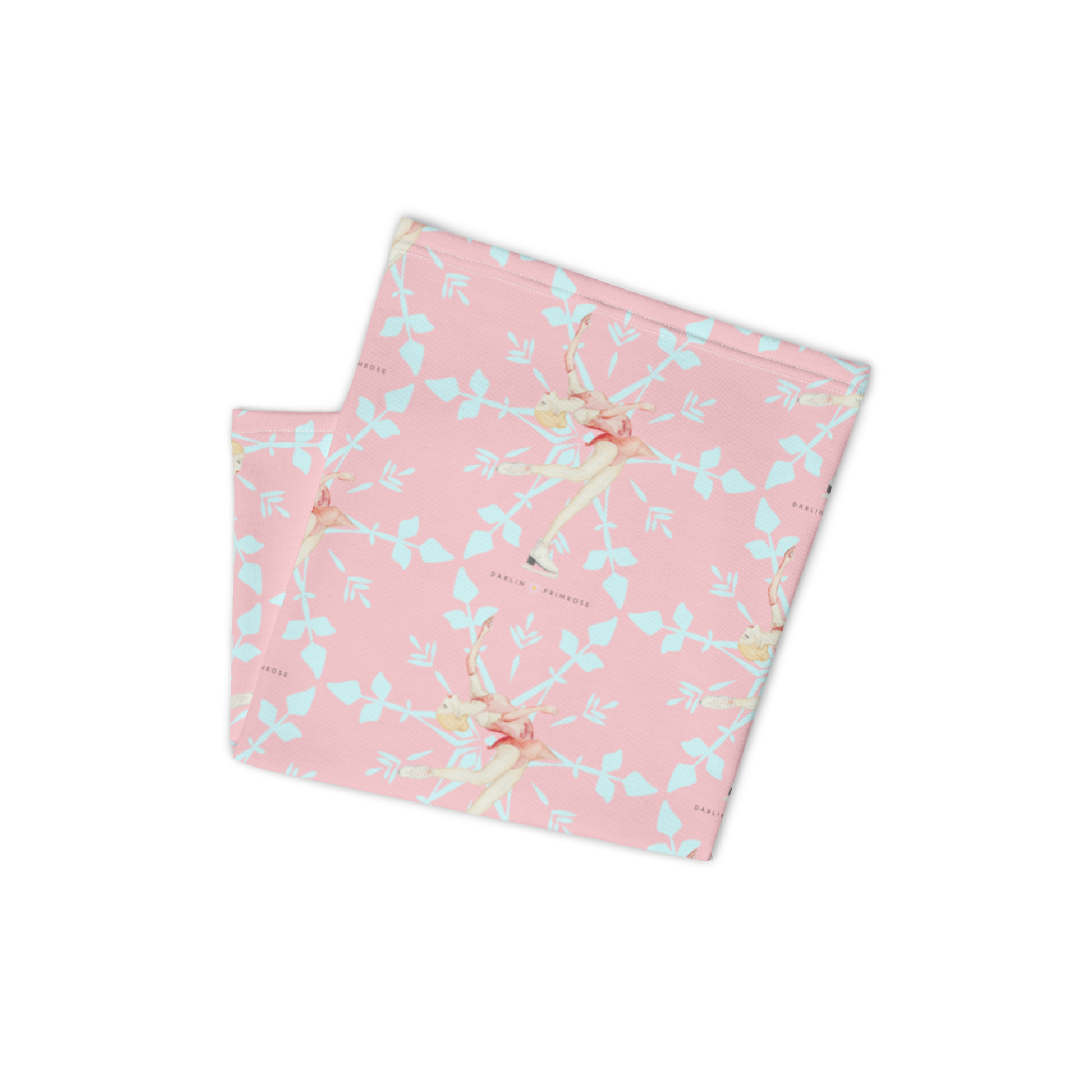 Layback Snowflake Neck Gaiter - Darlin Primrose