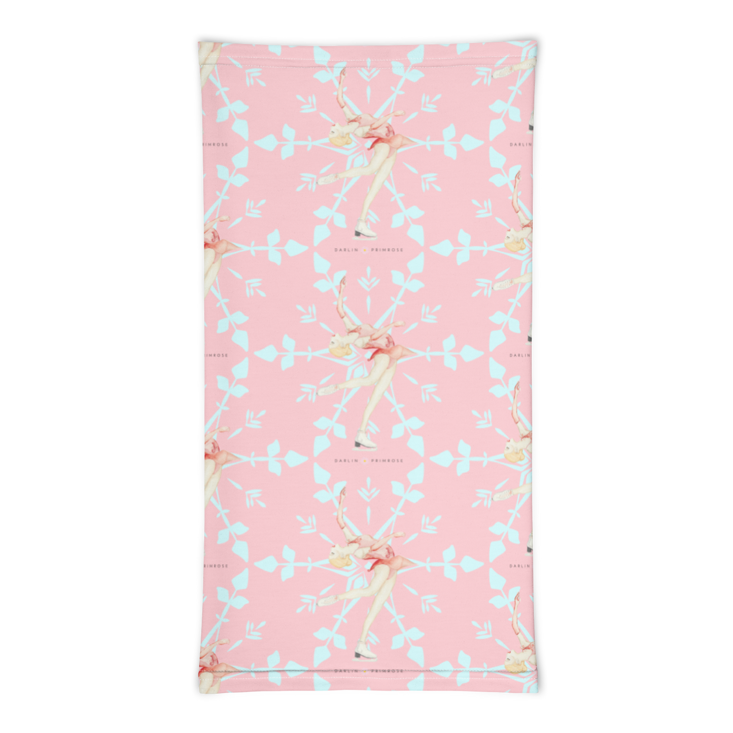 Layback Snowflake Neck Gaiter - Darlin Primrose