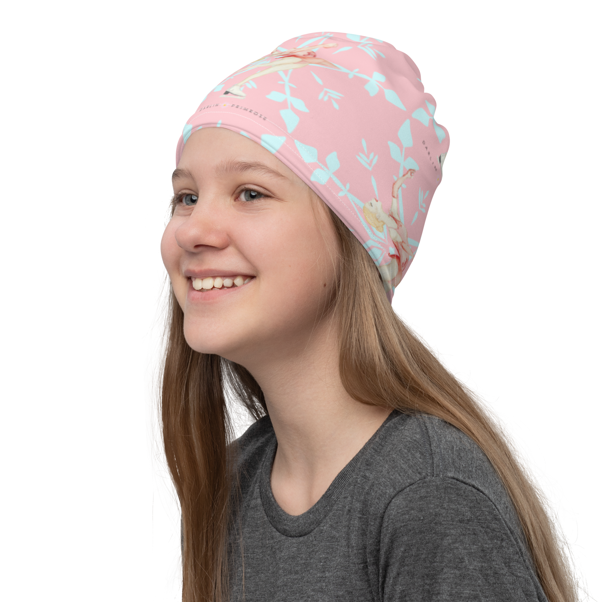 Layback Snowflake Neck Gaiter - Darlin Primrose