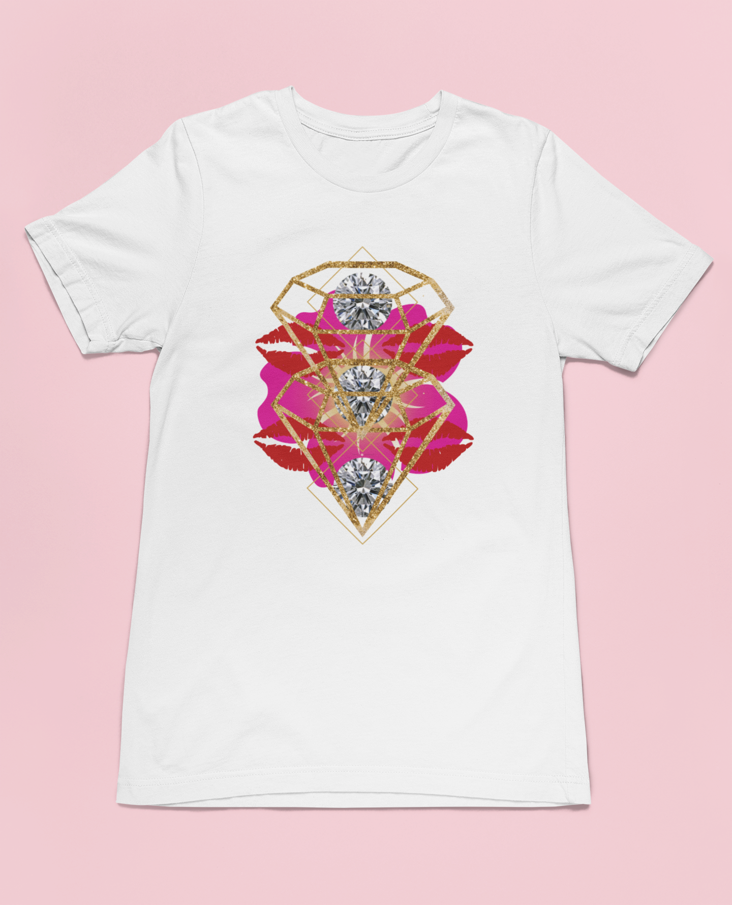 Blings & Kisses Unisex Jersey Short Sleeve Tee - Darlin Primrose