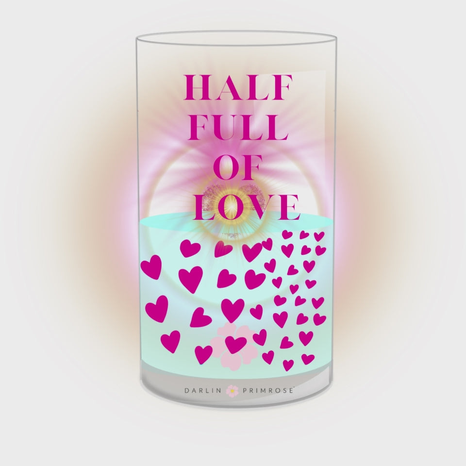 Half Full of LOVE- Woman's Softstyle Tee- Darlin Primrose™