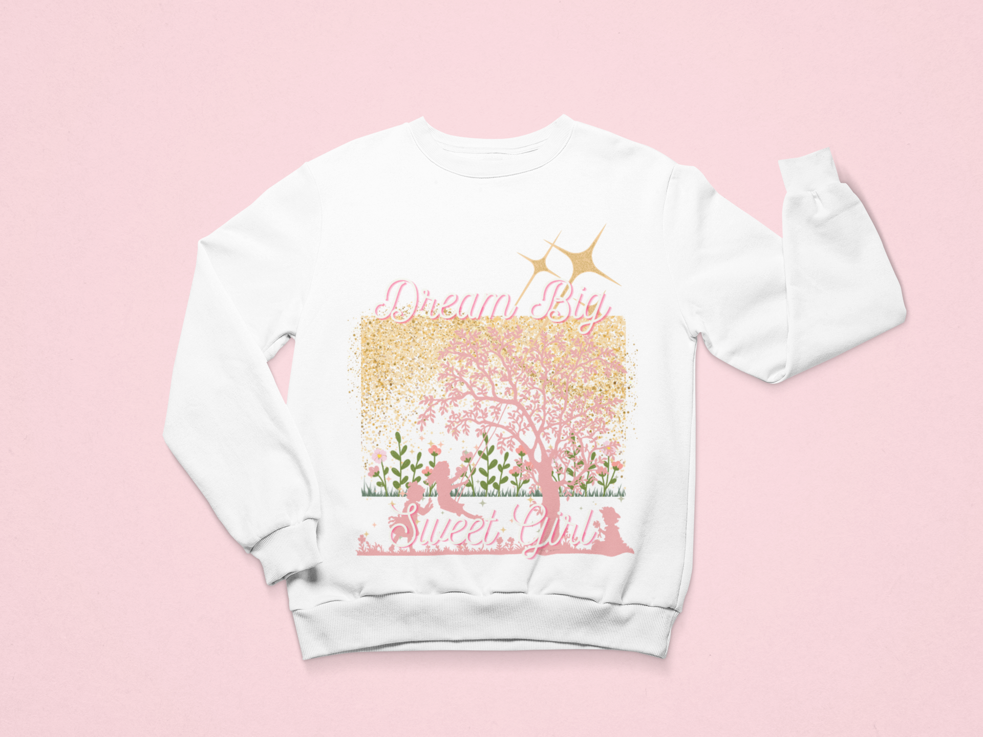 Dream Big Sweet Girl- Unisex Sweatshirt-Darlin Primrose™