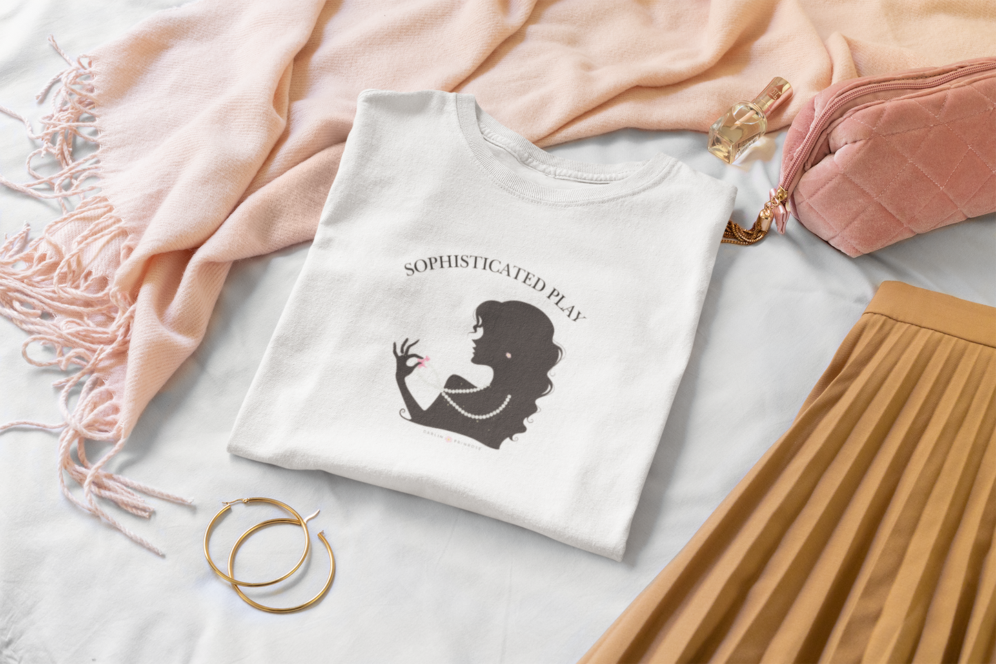 Sophisticated Play-Woman's Softstyle Tee-Darlin Primrose™