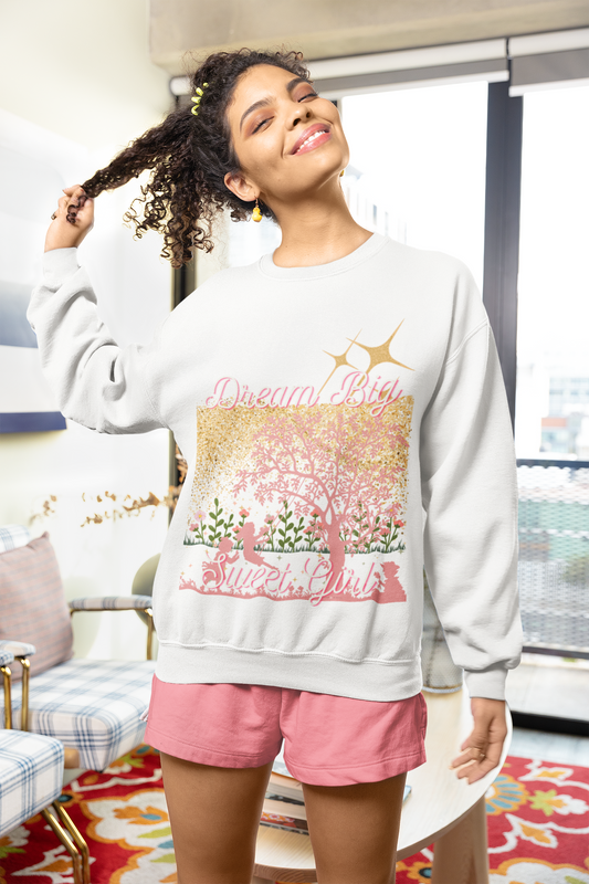 Dream Big Sweet Girl- Unisex Sweatshirt-Darlin Primrose™