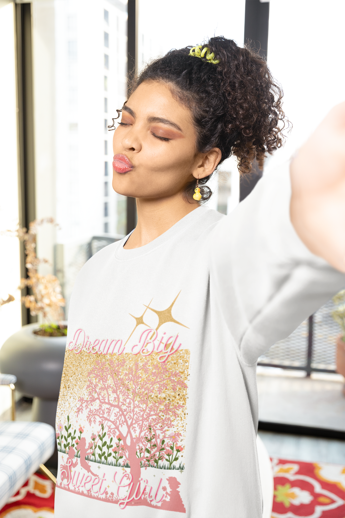 Dream Big Sweet Girl- Unisex Sweatshirt-Darlin Primrose™