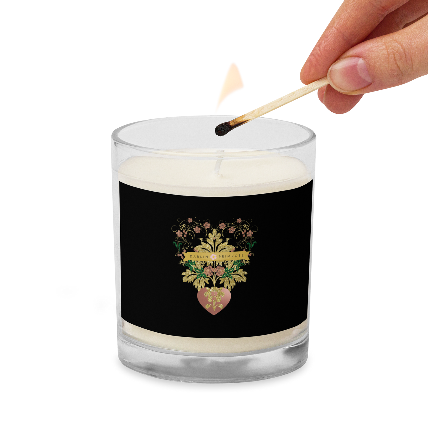 DARLIN PRIMROSE SIGNATURE COLLECTION- BLACK -CANDLE - Darlin Primrose