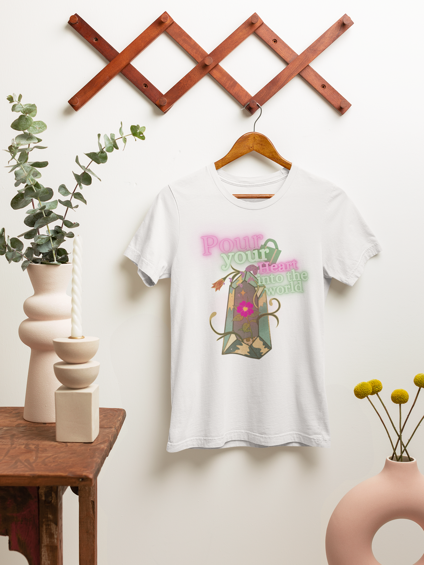 Pour Your Heart Into The World Tee - Darlin Primrose