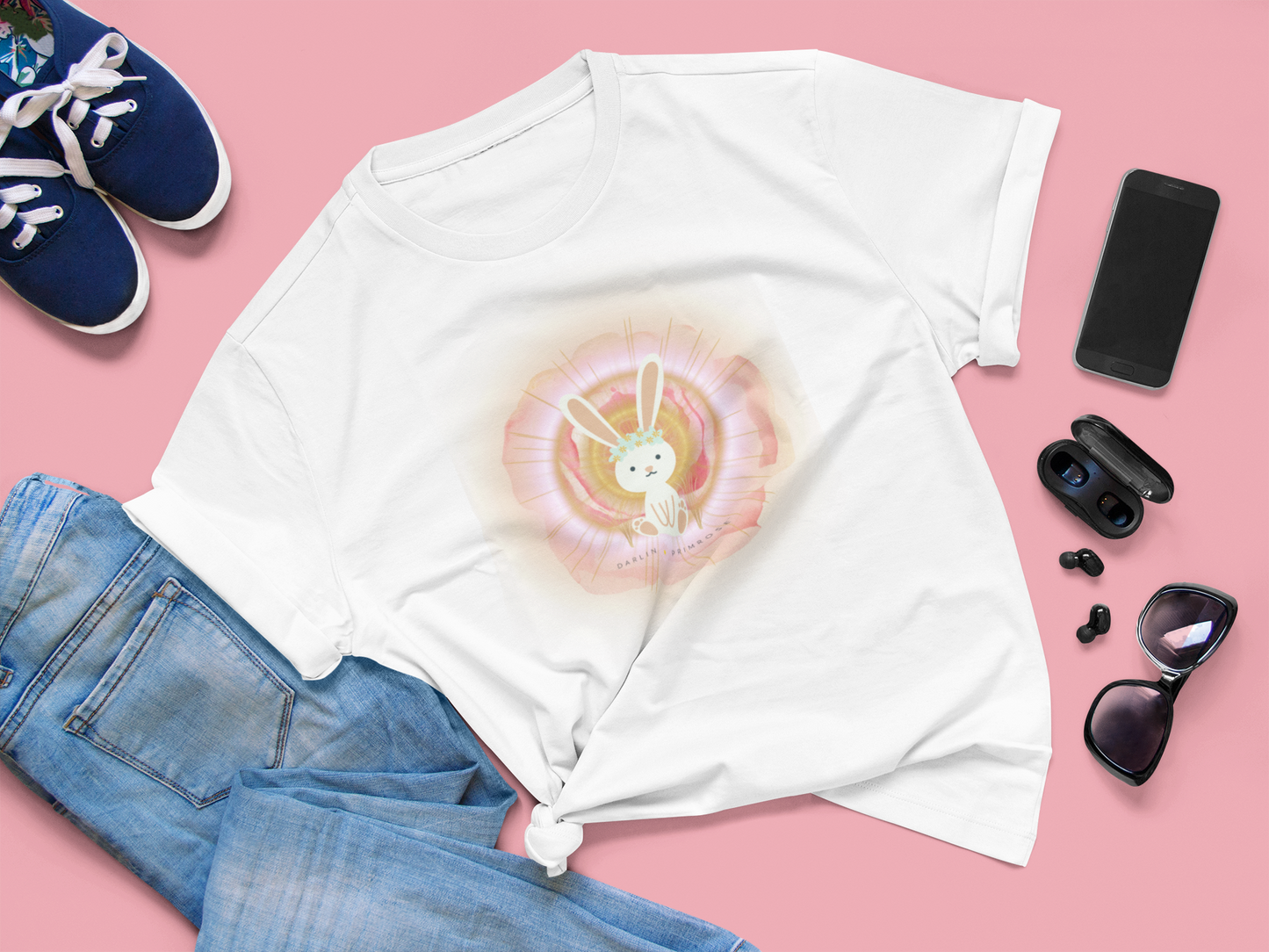 Universal Bunny Unisex Jersey Short Sleeve Tee - Darlin Primrose™