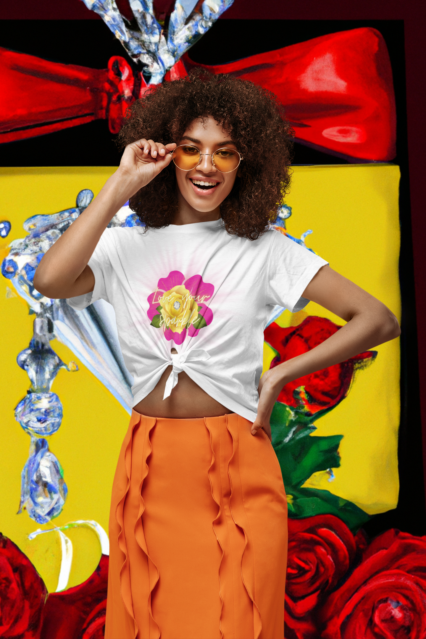 Love your sparkle -Unisex Jersey Short Sleeve Tee - Darlin Primrose™