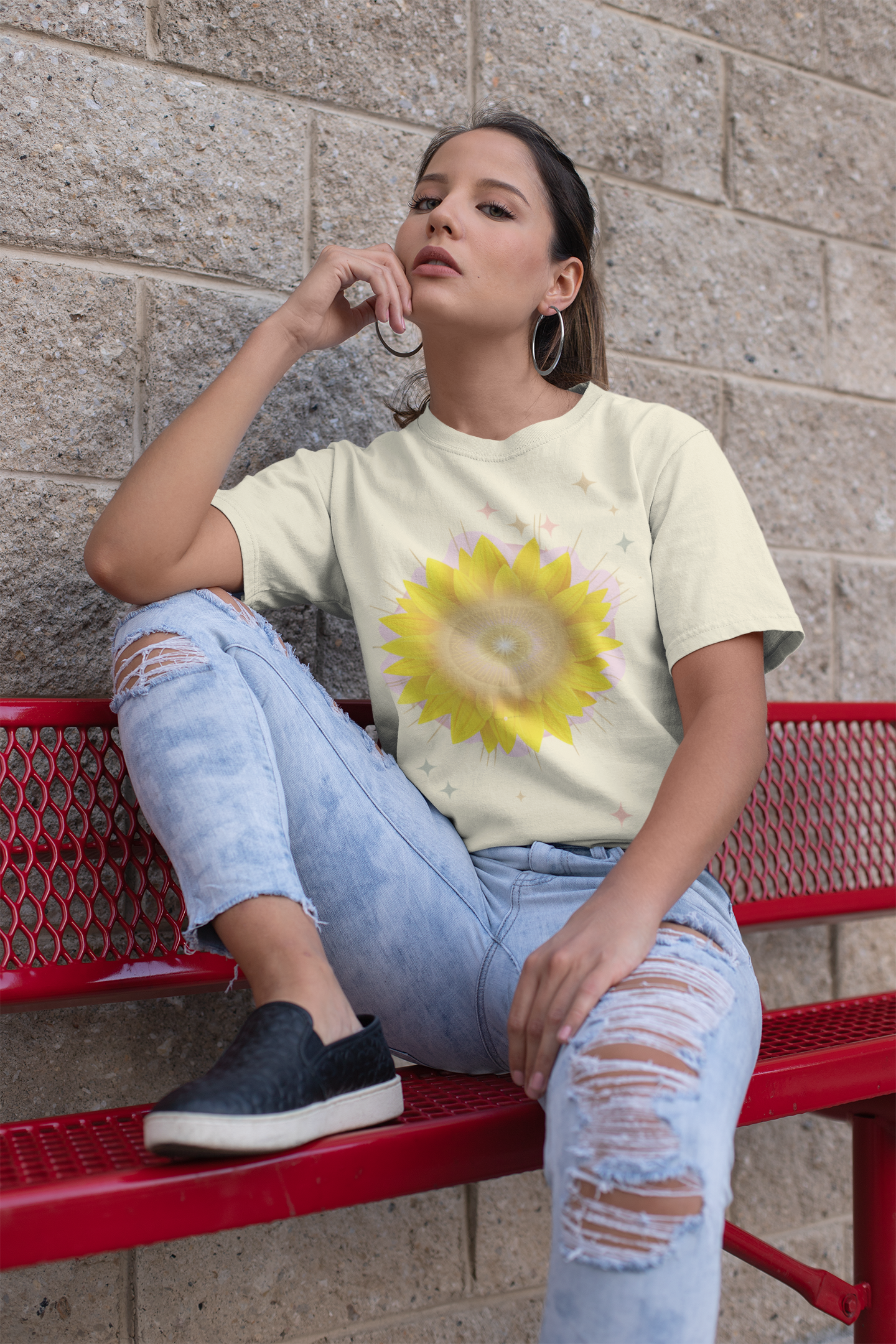 Universal Flower- Unisex Jersey Short Sleeve Tee- Darlin Primrose™