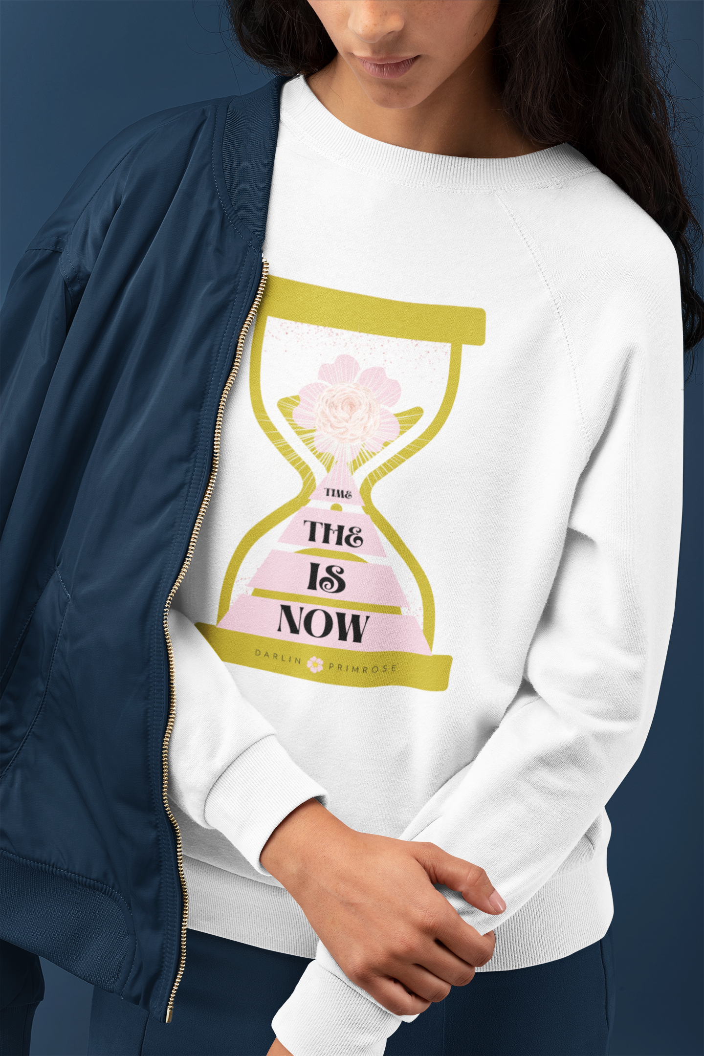 Now is the TIME- Unisex Crewneck Sweatshirt- Darlin Primrose™