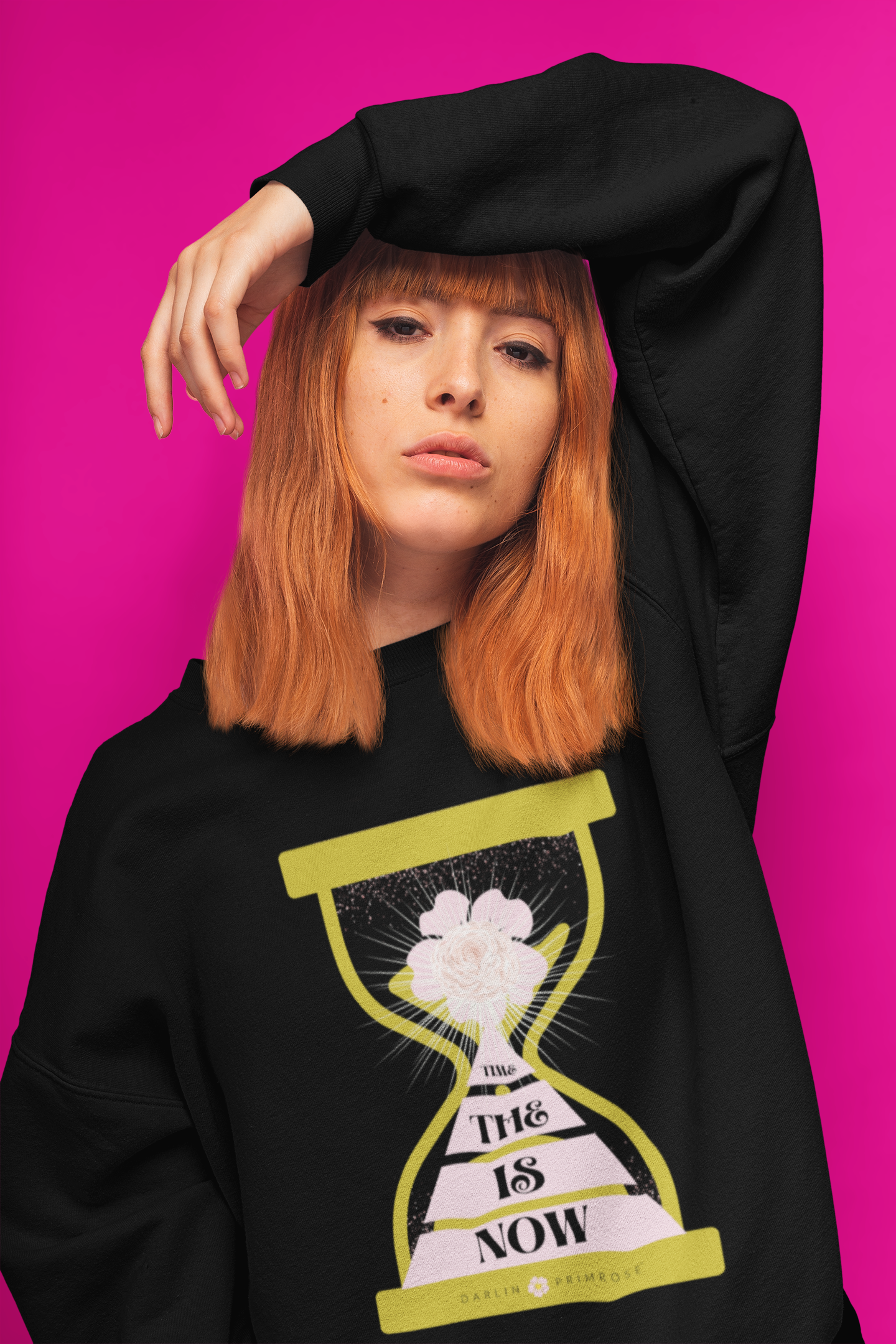Now is the TIME- Unisex Crewneck Sweatshirt- Darlin Primrose™