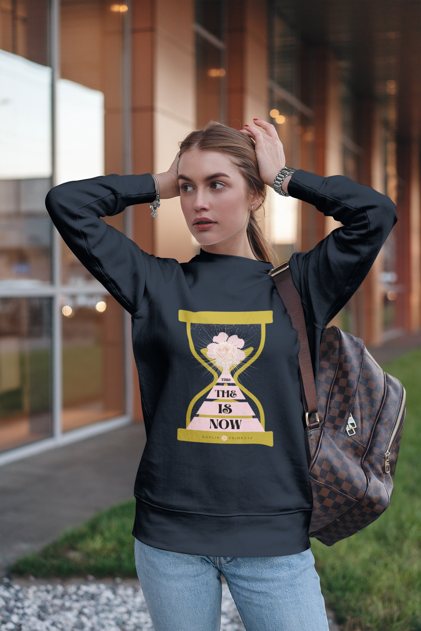 Now is the TIME- Unisex Crewneck Sweatshirt- Darlin Primrose™