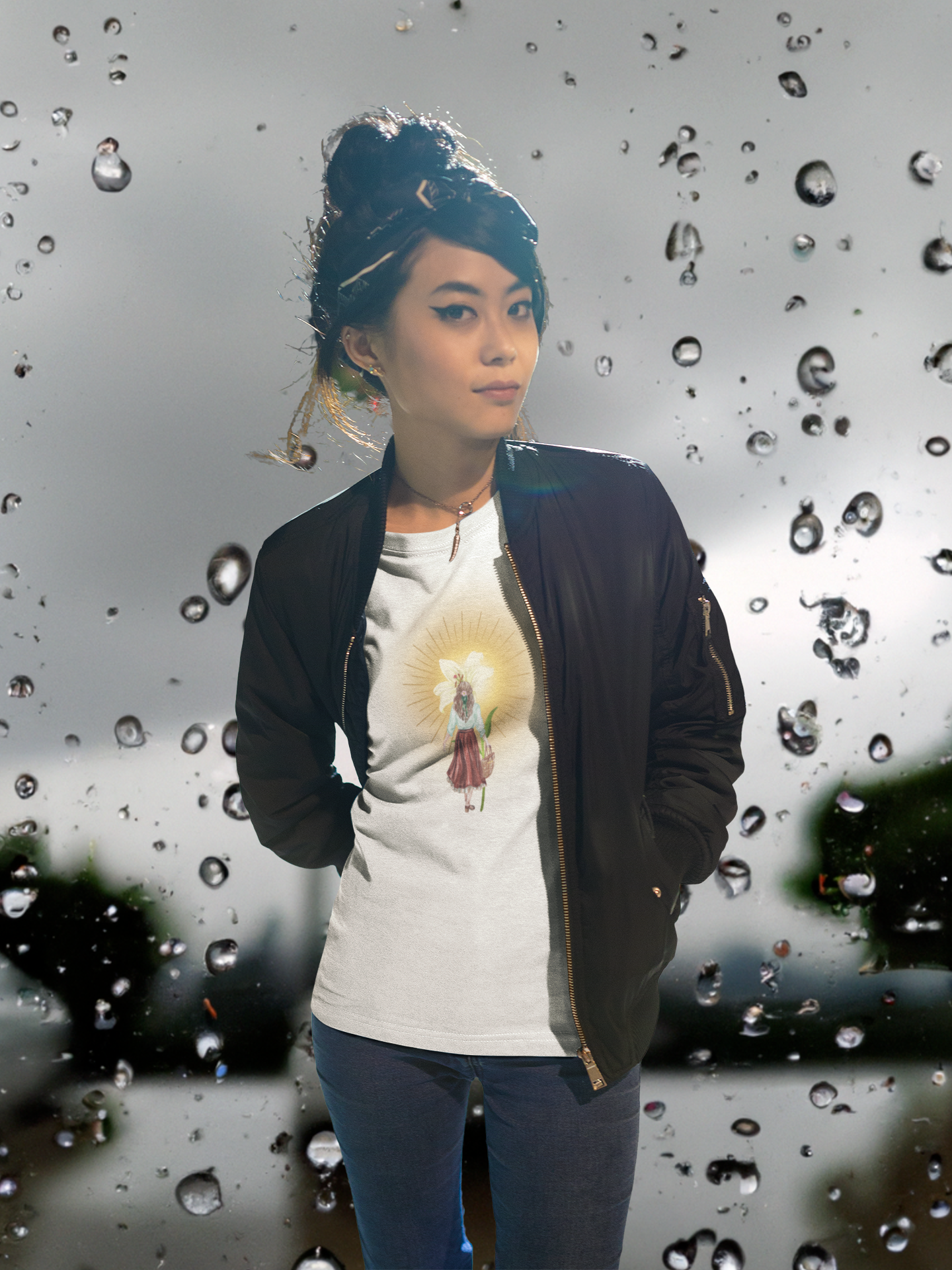Lily Light-Unisex Jersey Short Sleeve Tee-Darlin Primrose™