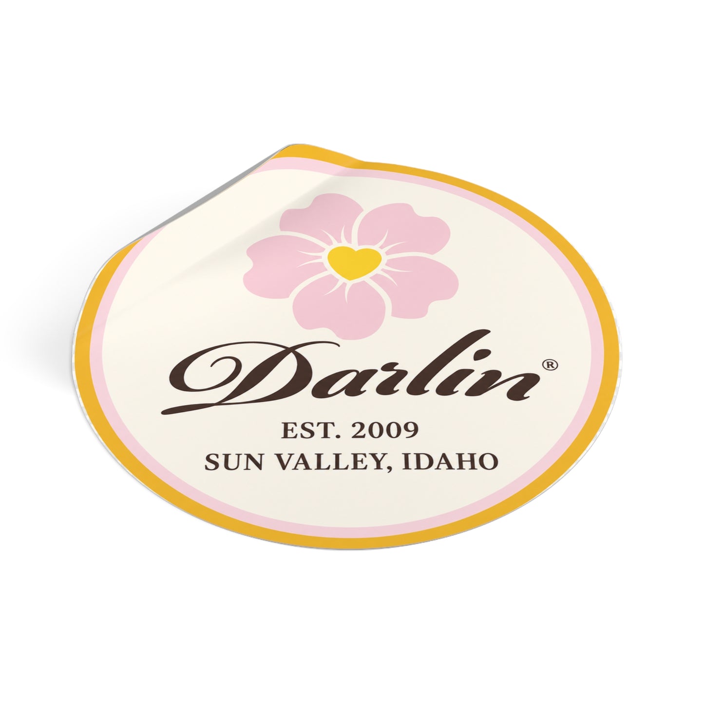 The DARLIN® Script Heritage Sticker