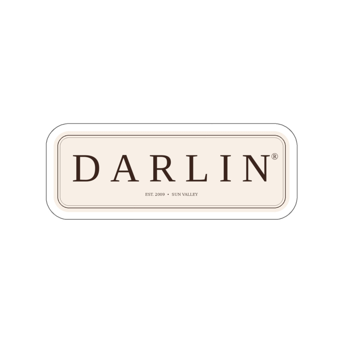 The DARLIN® Vanilla Heritage Sticker