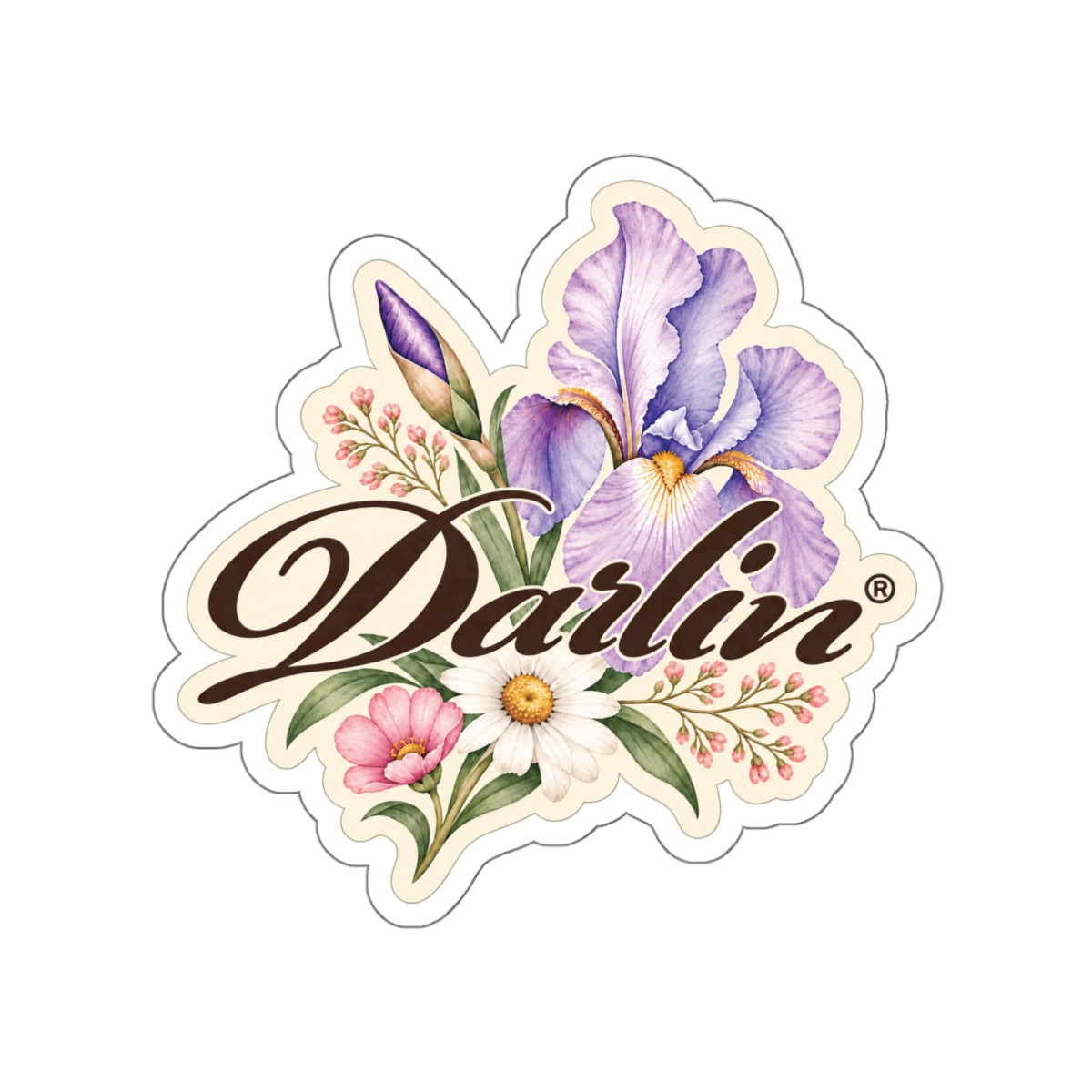 DARLIN® Wildflower Signature Sticker