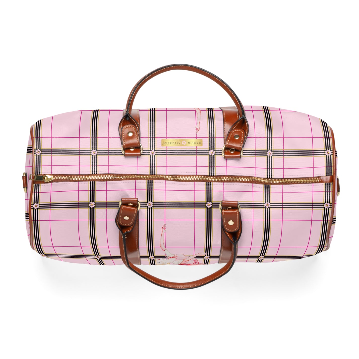 Darlin Primrose Plaid Ice Skater-Travel Bag - Darlin Primrose