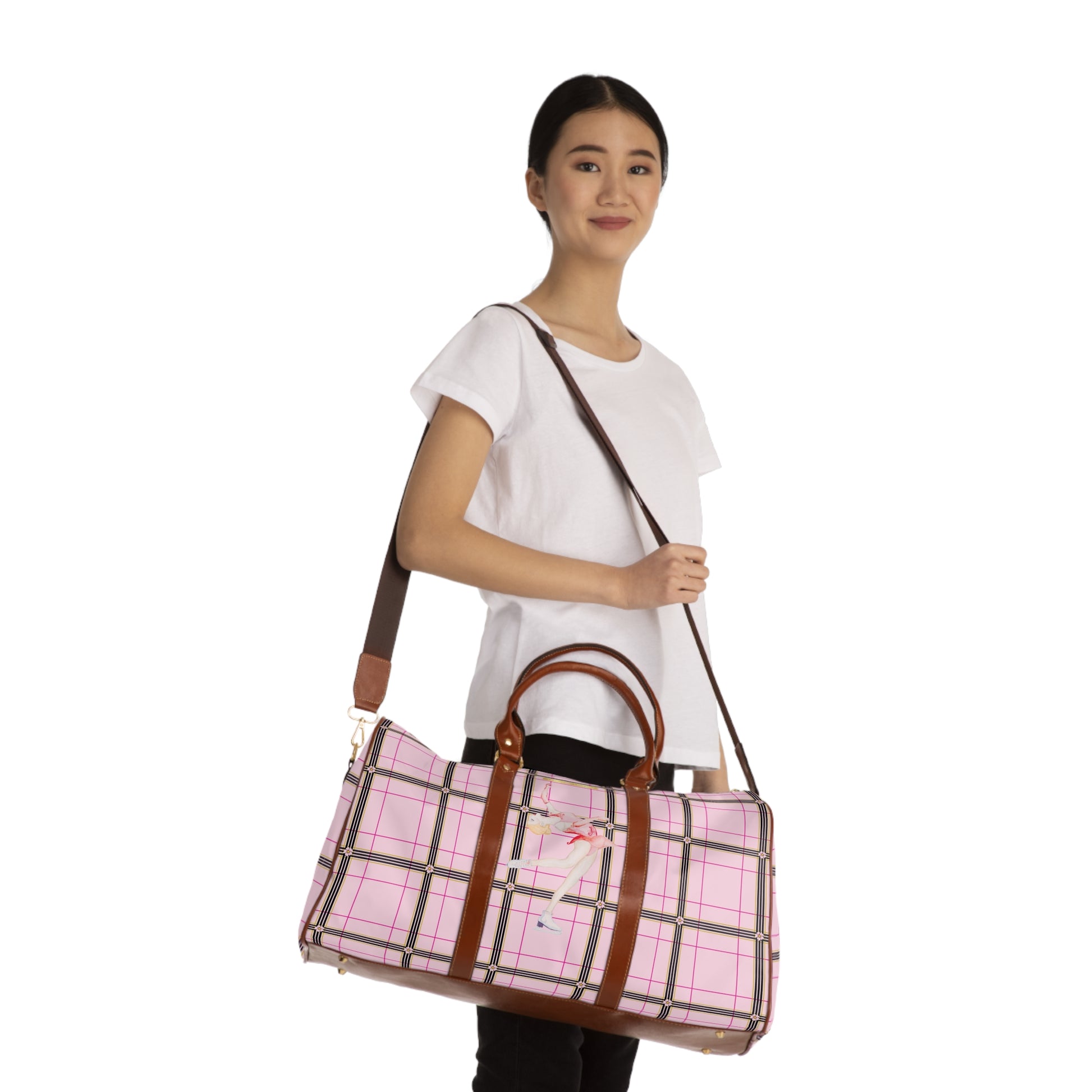 Darlin Primrose Plaid Ice Skater-Travel Bag - Darlin Primrose