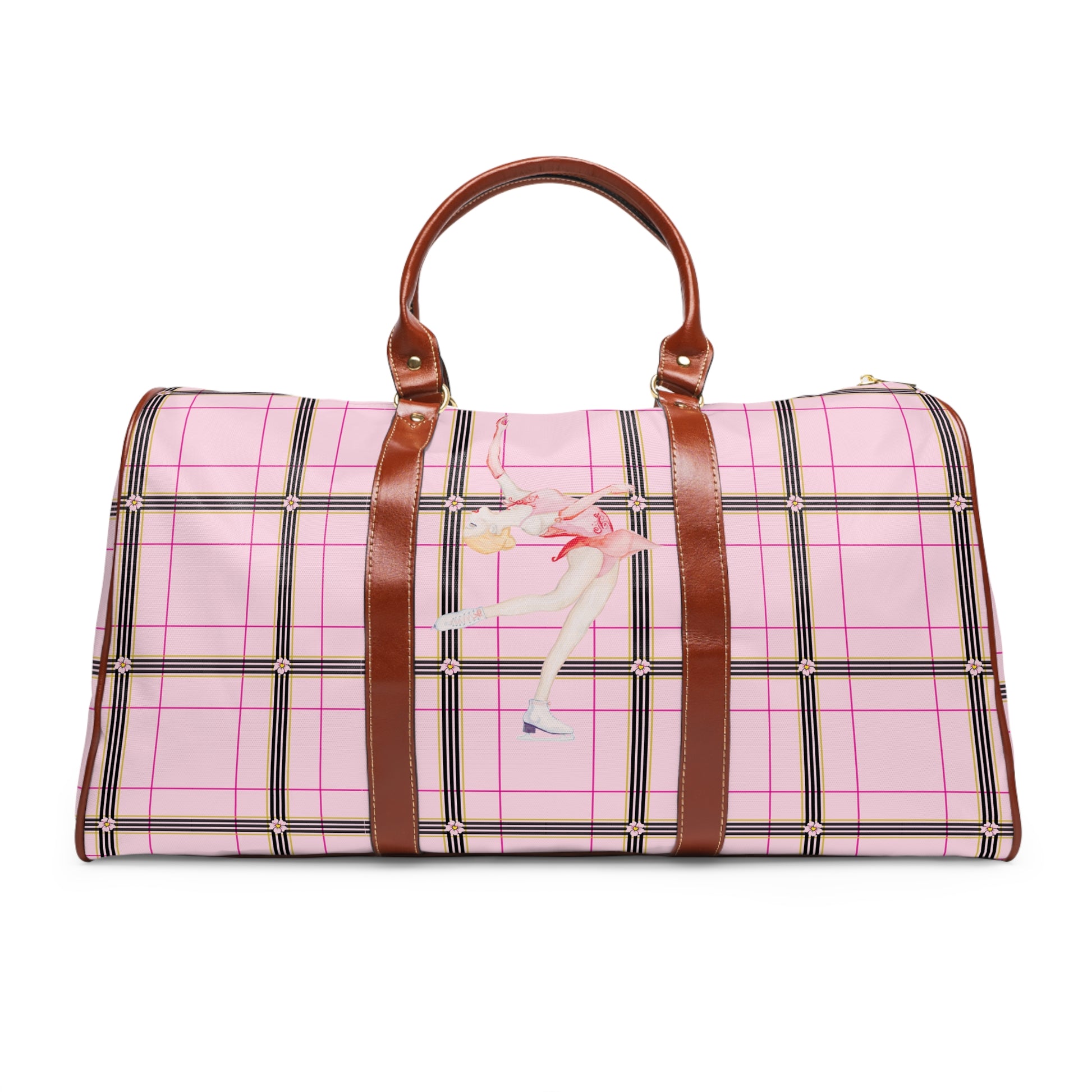 Darlin Primrose Plaid Ice Skater-Travel Bag - Darlin Primrose