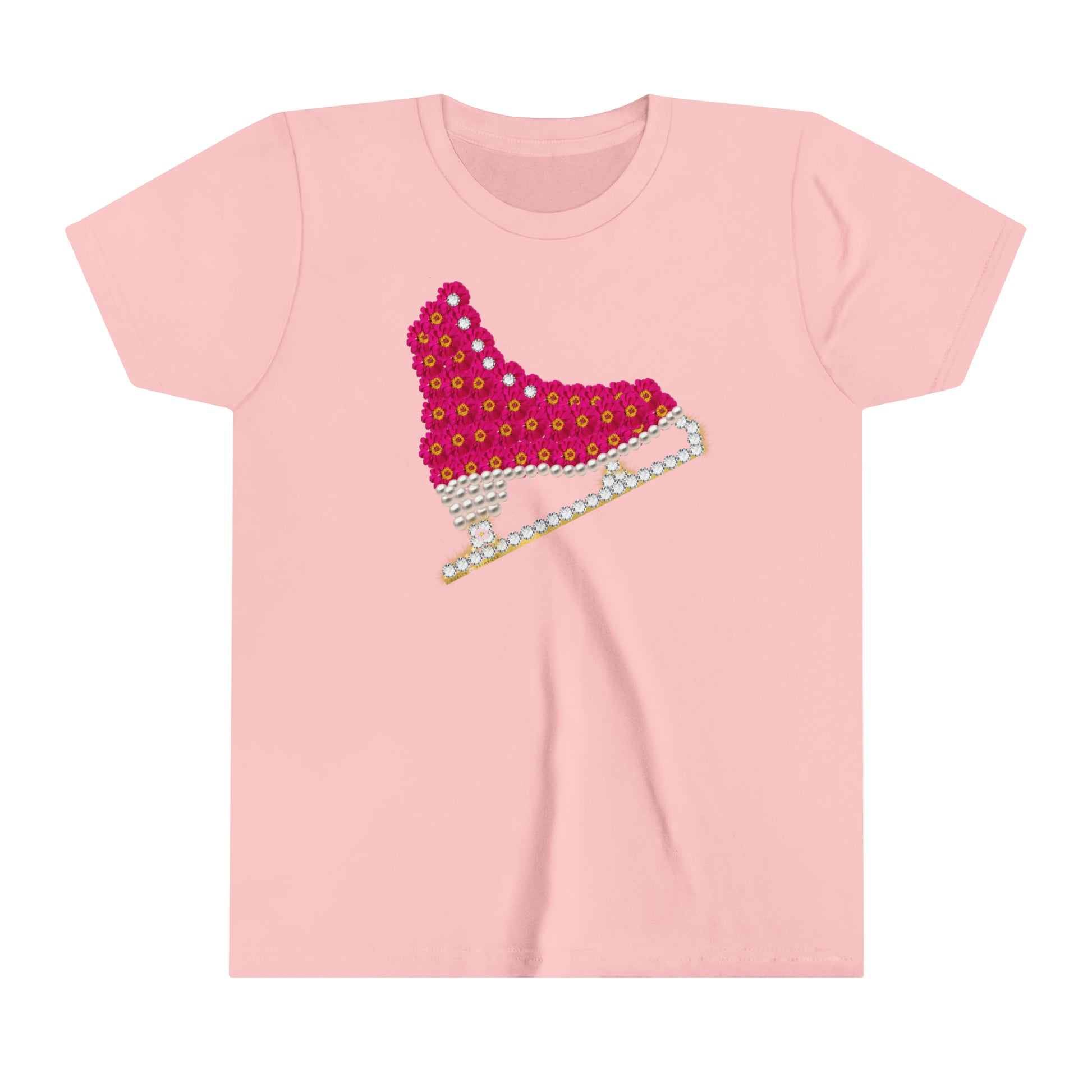 Flower Power Skate-Kids Short Sleeve Tee - Darlin Primrose