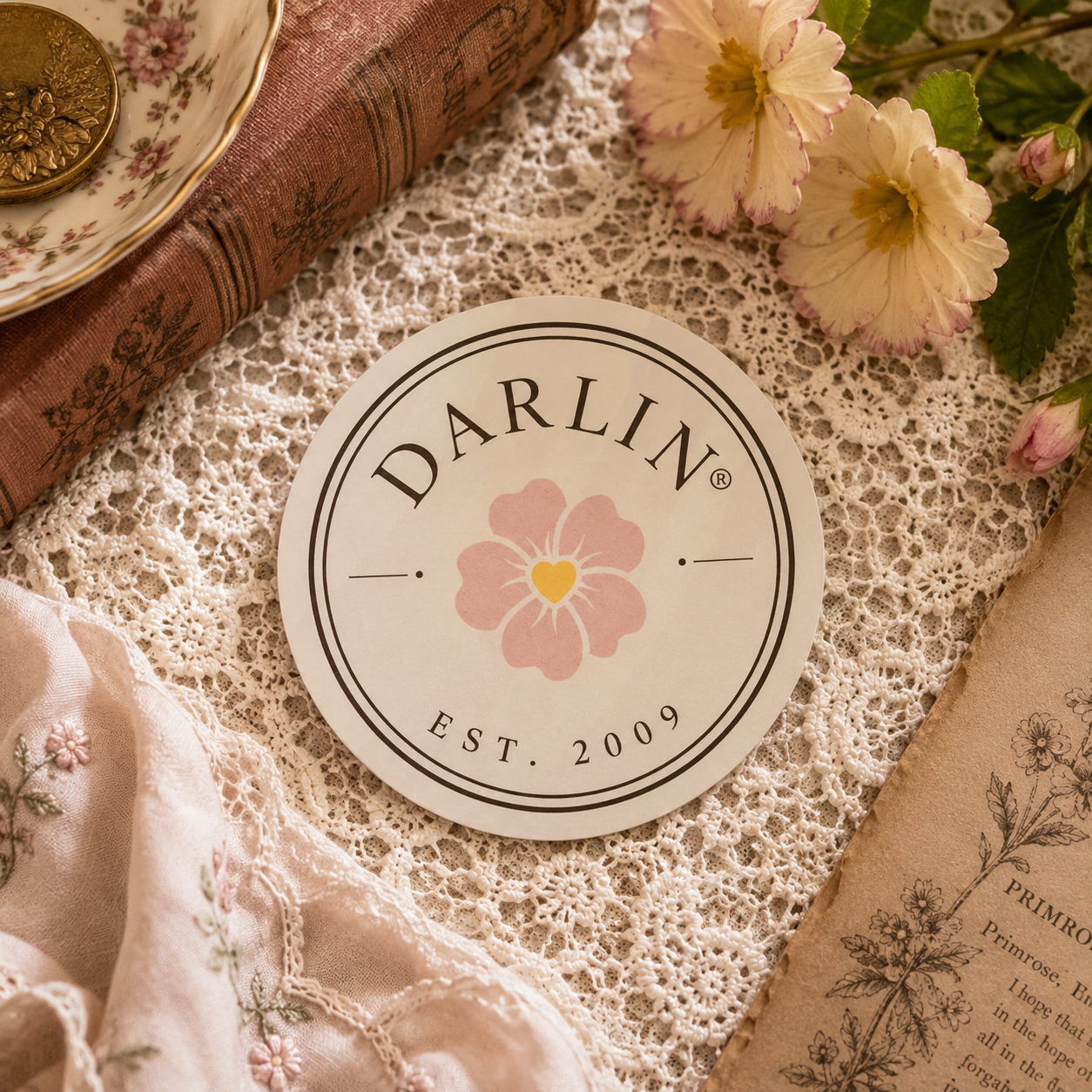 The DARLIN® Primrose Stamp Sticker