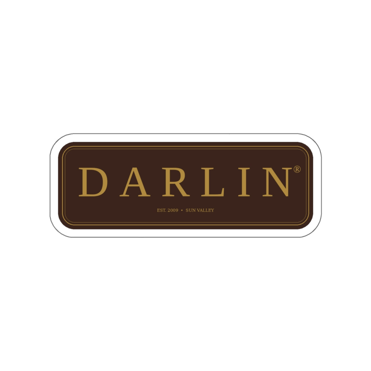 The DARLIN® Chocolate Heritage Sticker
