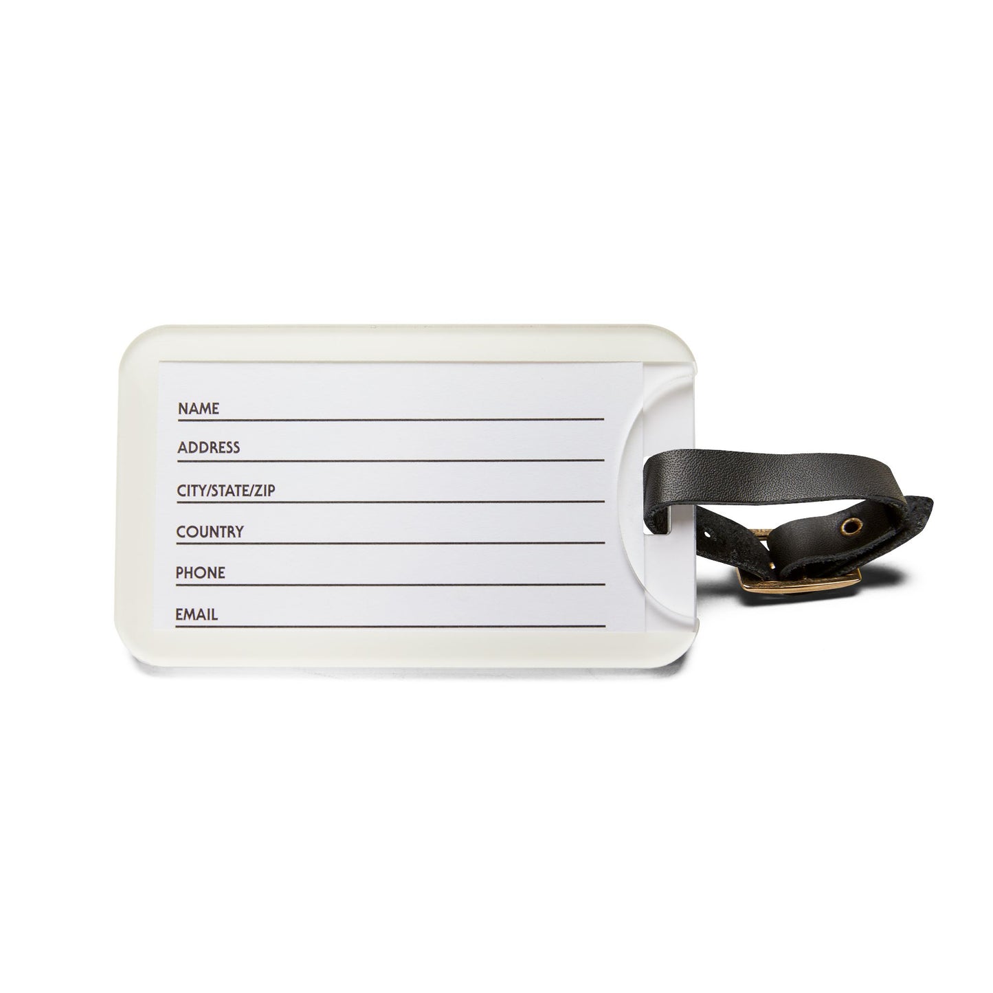 The DARLIN® Primrose Plaid Luggage Tag