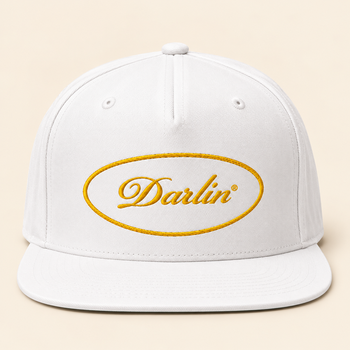 DARLIN® Gold Oval Snapback Hat
