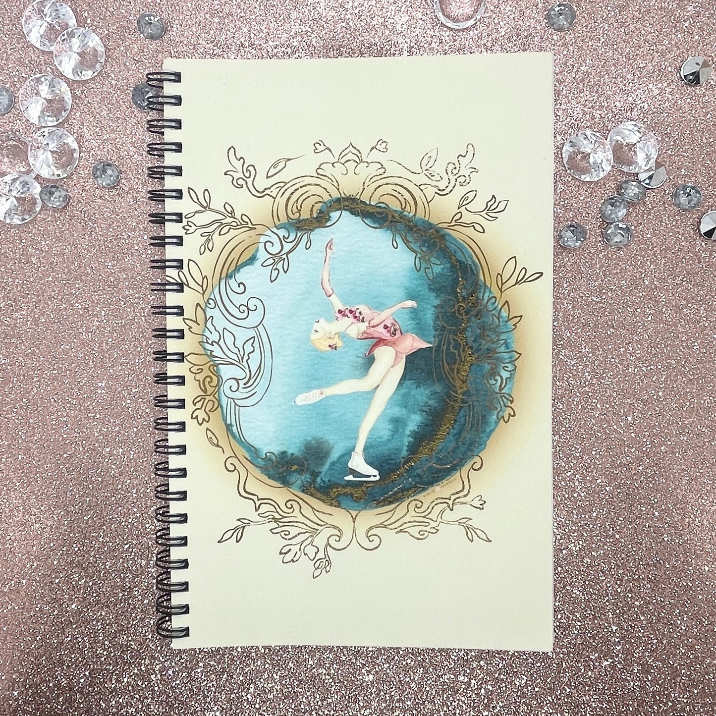 Rosalyn Layback-Spiral notebook - Darlin Primrose