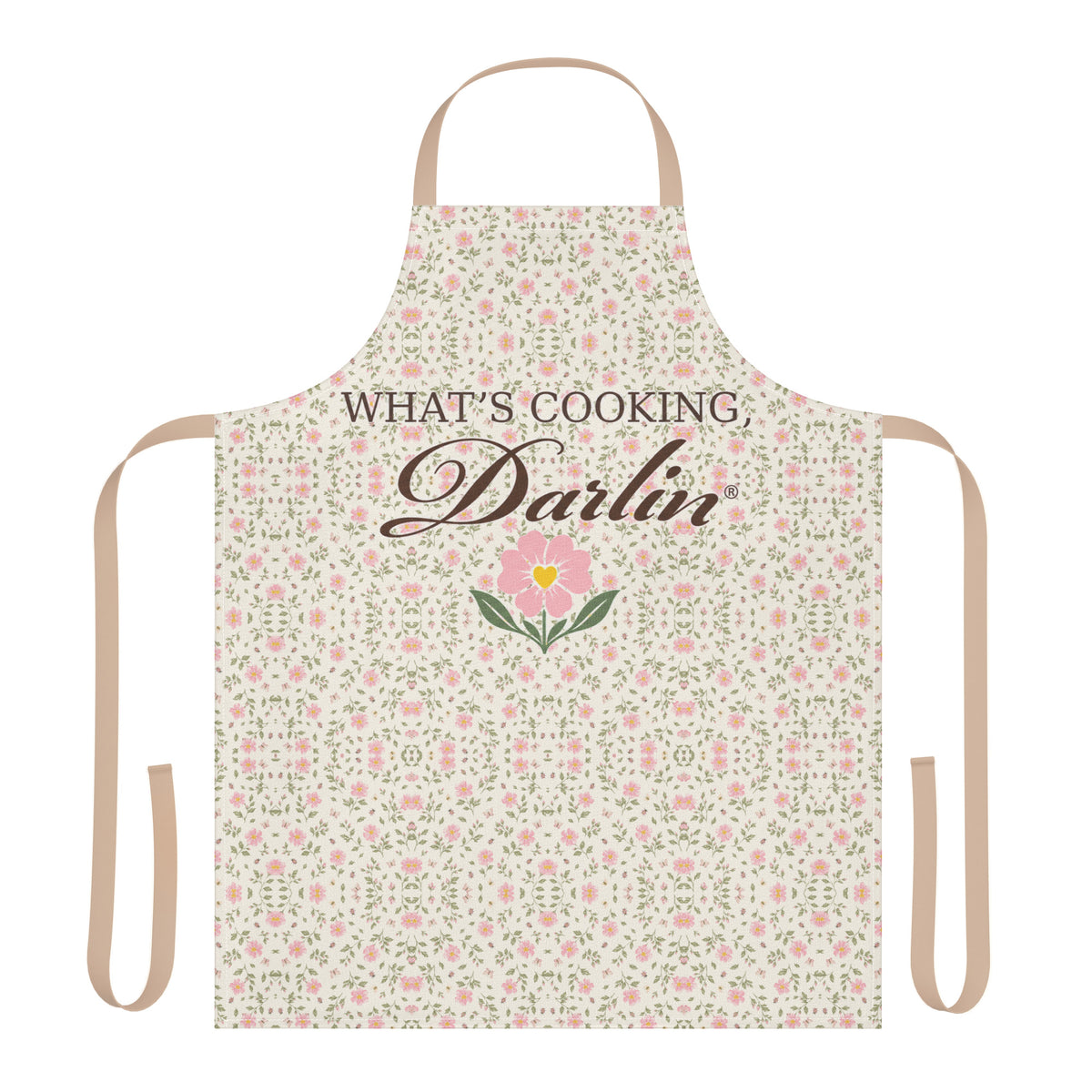 DARLIN® House What’s Cooking apron with primrose botanical pattern