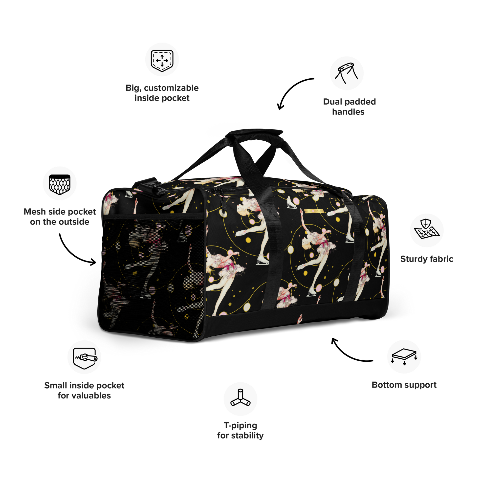 To Spinfinity....And Beyond -Duffle bag - Darlin Primrose