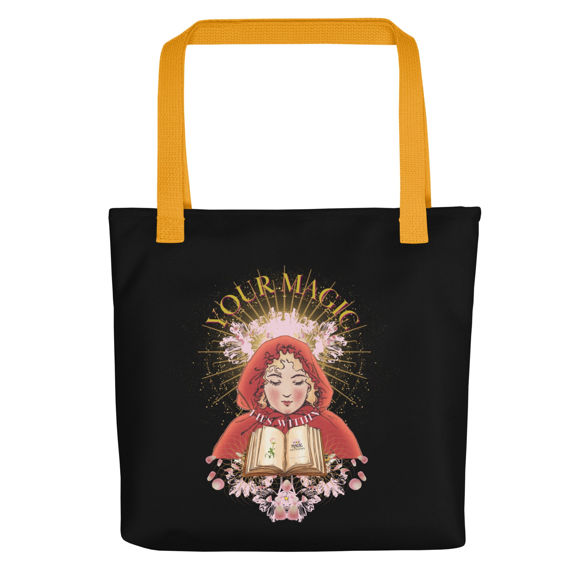 Your MAGIC lies within® Girl with a Book-Tote bag - Darlin Primrose