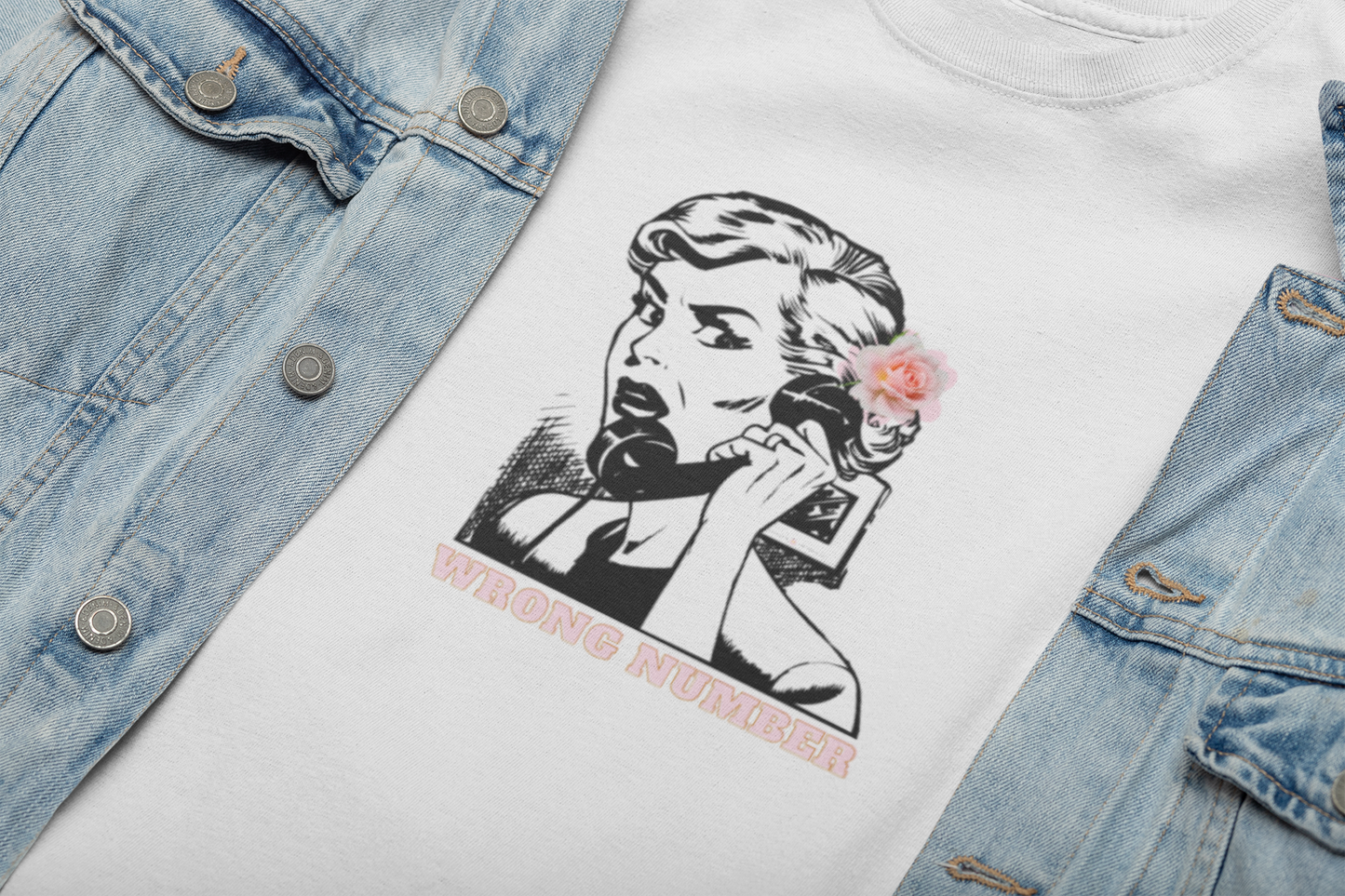 Wrong Number Wendy-Woman's Softstyle Tee-Darlin Primrose™
