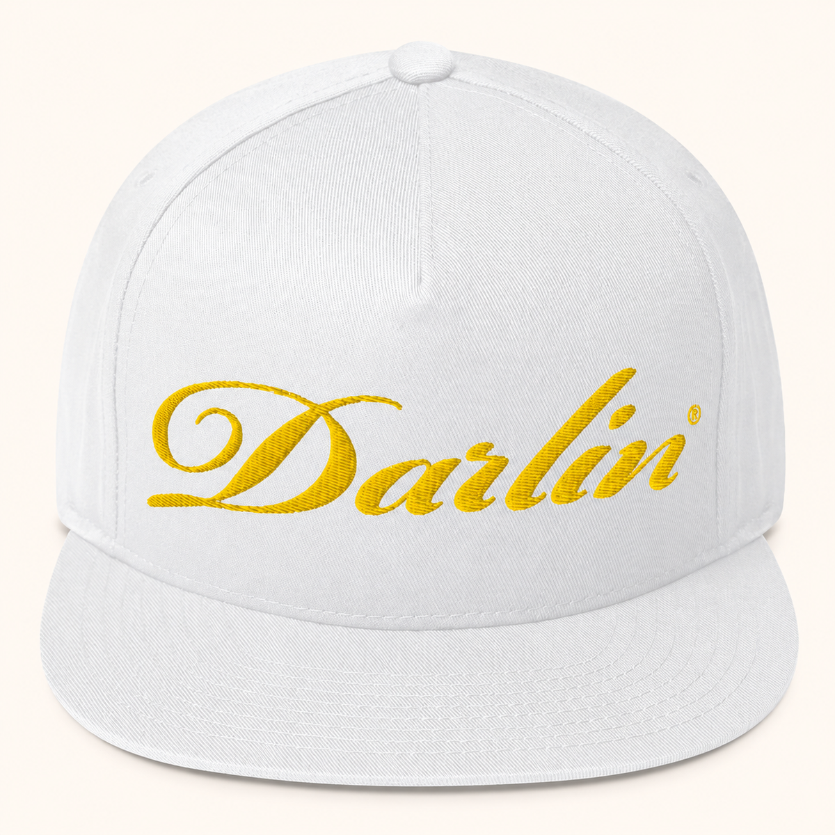 DARLIN® Script Yellow/White Snapback Hat