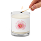 Your MAGIC lies within™ Radiant Rose ( White) Glass jar soy wax candle - Darlin Primrose