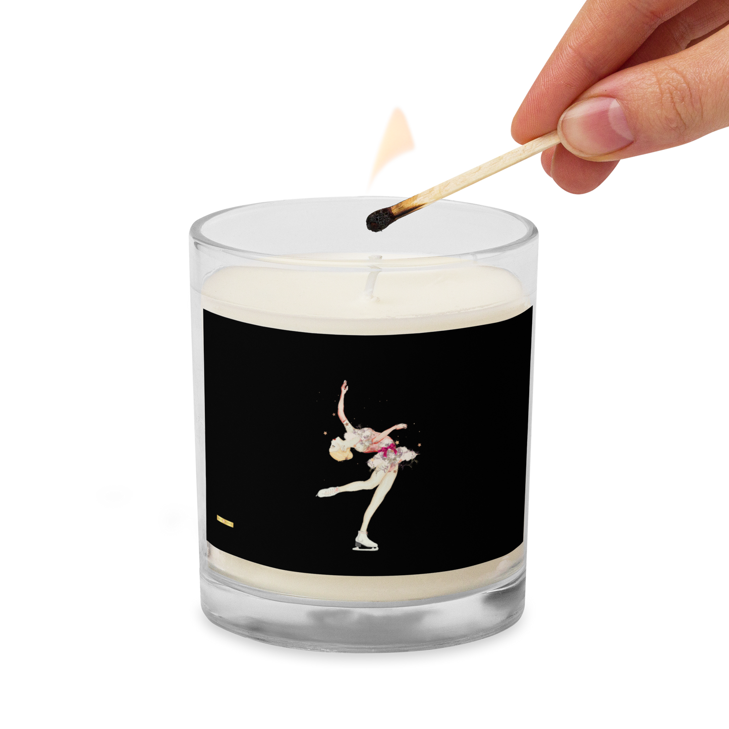 Skating Magic Layback Skater-Glass jar soy wax candle - Darlin Primrose