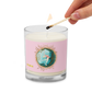 Rosalyn Layback ( Pink) Glass jar soy wax candle - Darlin Primrose