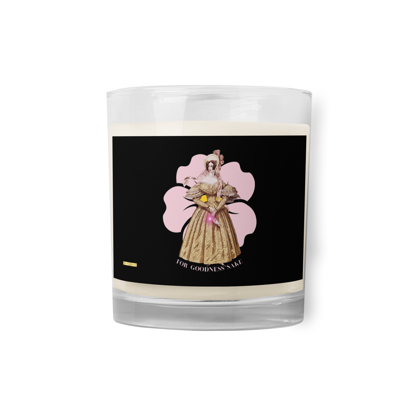 For Goodness Sake - Glass jar soy wax candle - Darlin Primrose