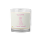 Old Soul Young Heart ( White)Glass jar soy wax candle - Darlin Primrose